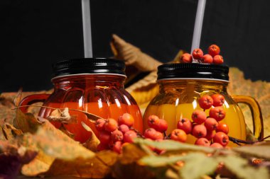 Balkabağı şeklindeki bir bardağın arkasındaki iskelet.                               