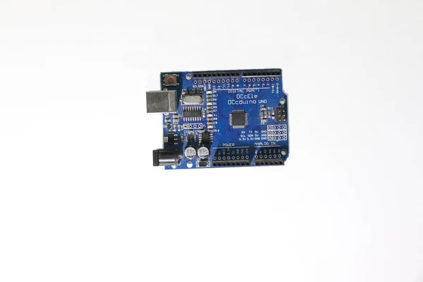 Placa Prototipagem Digital Arduino Isolados — Fotografia de Stock