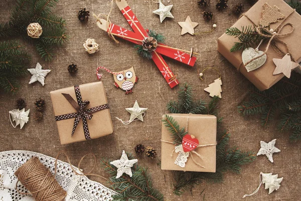 Noel 'i hediyenle boşa harcamak yok. Çevre ve doğal ambalaj.