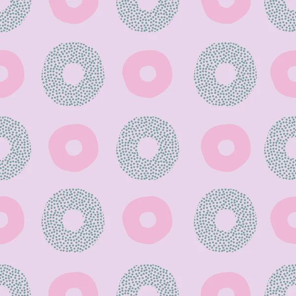 Playful spot, textured polka dot seamless pattern, perfect for fashion, home, stationary, kids. — стоковый вектор