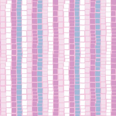 Dikdörtgen desenli geometrik dikişsiz şerit deseni. Vektör tekrar. Kumaş, duvar kağıdı, çocuklar, davetiyeler, hatıra defteri, ev eşyaları için mükemmel..