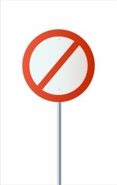 İzin Verilmiyor. Resme göre beyaz arkaplan çiziminde yasaklama işareti