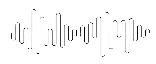 Vecteur musique ondes sonores réglées. Technologie d'égaliseur numérique audio, panneau de console, pulsation musicale. — Image vectorielle
