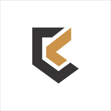 İlk harf jk logosu veya kj logo vektör tasarım şablonu