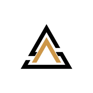 İlk harf sa logosu veya logo vektör tasarım şablonu olarak