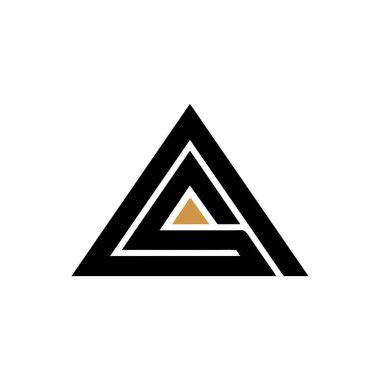 İlk harf sa logosu veya logo vektör tasarım şablonu olarak