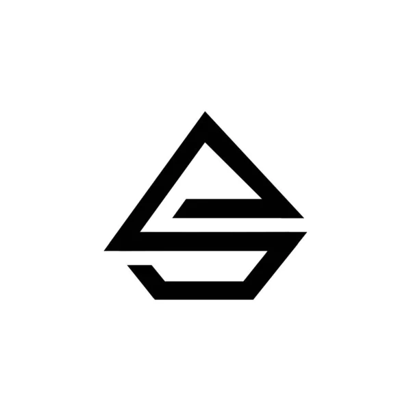 Počáteční Písmeno Logo Nebo Jako Šablona Návrhu Vektoru Loga — Stockový vektor