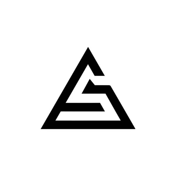 Logotipo Inicial Letra Como Modelo Design Vetor Logotipo —  Vetores de Stock