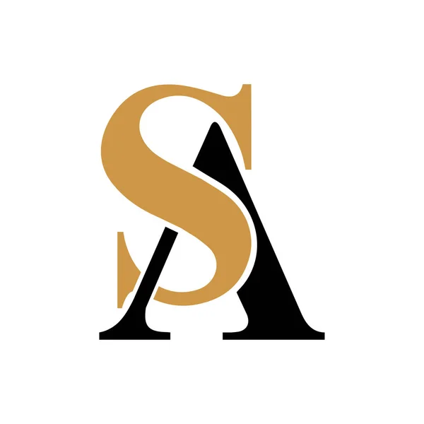 初始字母Sa标识或标识向量设计模板 — 图库矢量图片