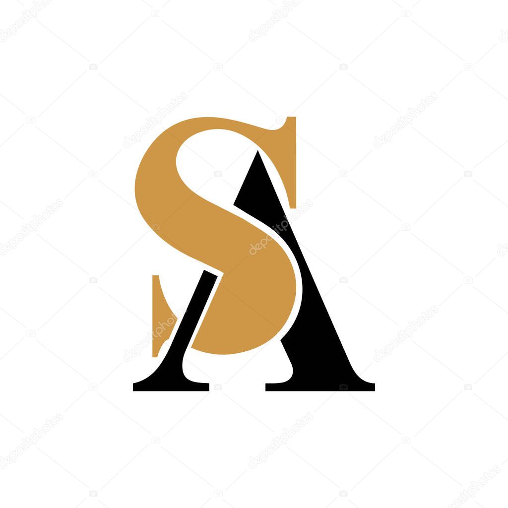 Initial Letter Sa Logo Or As Logo Vector Design Template Larastock Initial Letter Sa Logo Or As Logo Vector Design Template Larastock