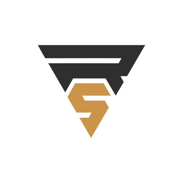 Carta Inicial Logotipo Logotipo Modelo Design Vetor —  Vetores de Stock