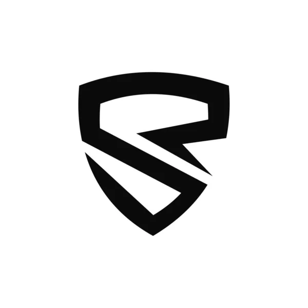 İlk harf rs logosu veya SR logo vektör tasarım şablonu