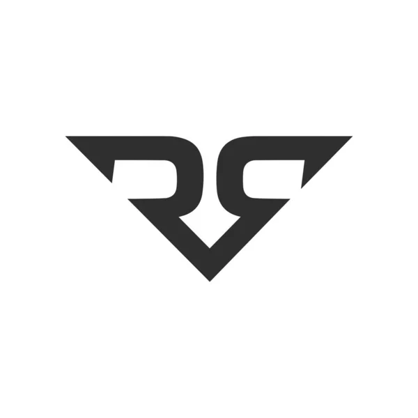 Carta Inicial Logotipo Logotipo Modelo Design Vetor — Vetor de Stock
