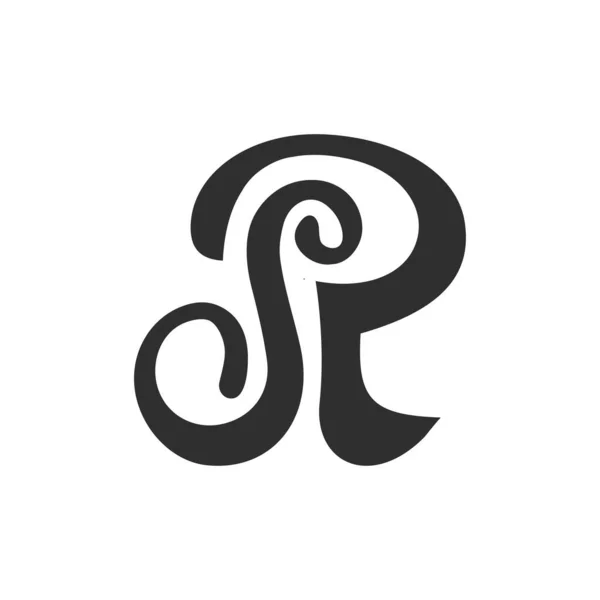 Plantilla Inicial Diseño Vectorial Letra Logo Logo — Archivo Imágenes Vectoriales