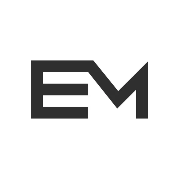 Inicial Carta Logotipo Logotipo Modelo Design Vetor — Vetor de Stock