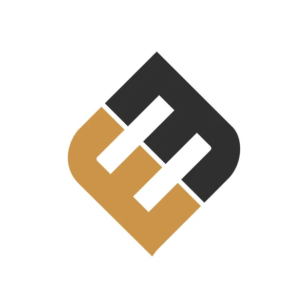İlk harf em logosu veya logo vektör tasarım şablonu
