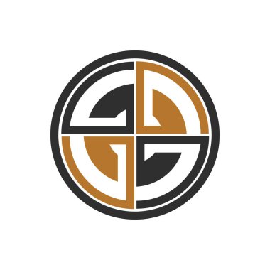 İlk harf go logo ya da og logo vektör tasarım şablonu