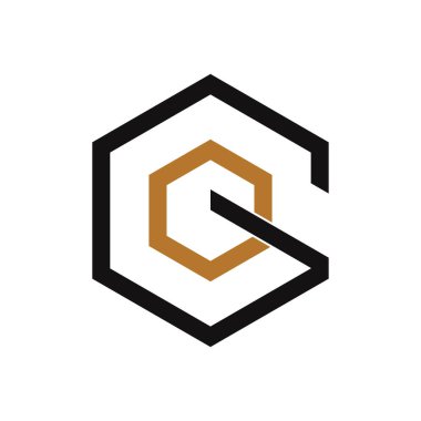 İlk harf go logo ya da og logo vektör tasarım şablonu