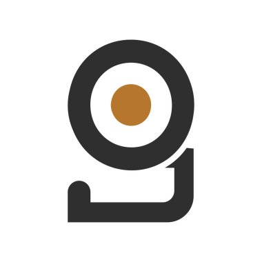 İlk harf go logo ya da og logo vektör tasarım şablonu