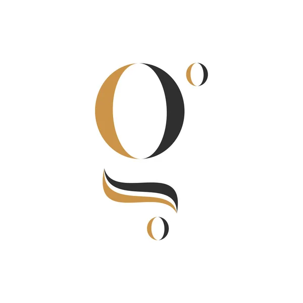 Harf Logo Logo Vektör Tasarım Şablonu — Stok Vektör