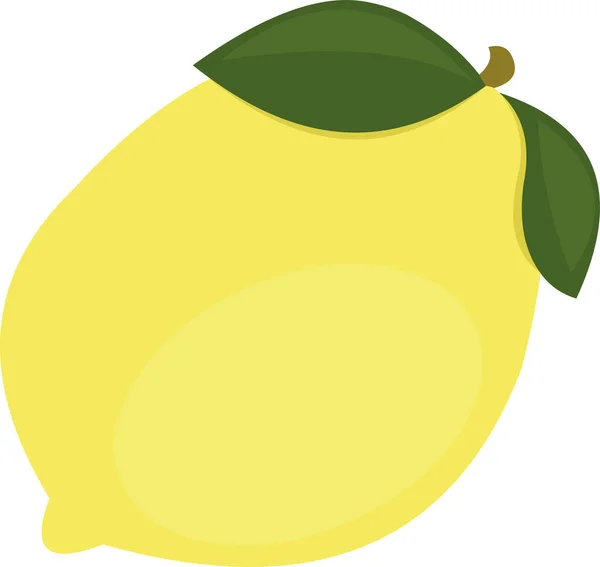 Vektor Ilustrasi Buah Lemon - Stok Vektor