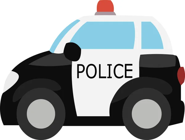 Vector Illustration Police Patrol — Stock Vector