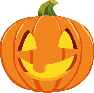 Cadılar bayramı balkabağının vektör çizimi