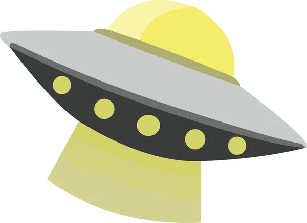 Illustrazione Vettoriale Emoticon Ufo — Vettoriale Stock