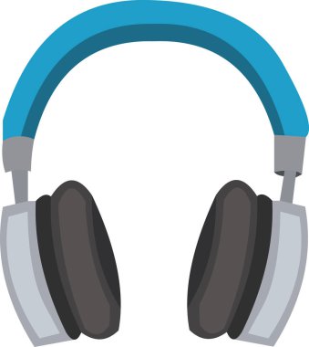 Bir kulaklığın vektör illüstrasyonu