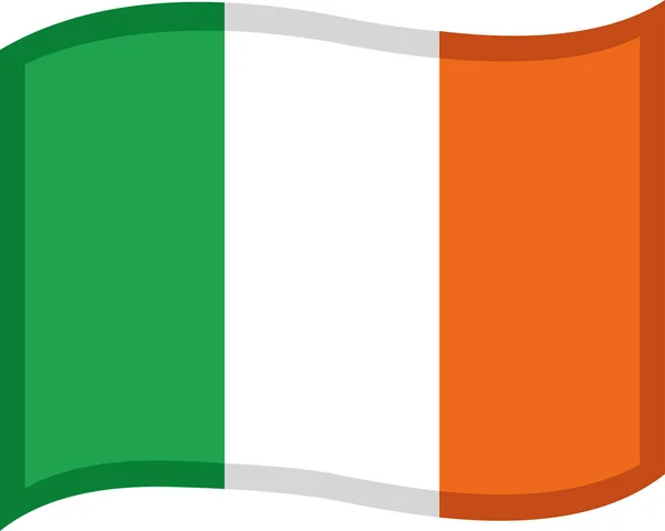 Vektorillustration Irlands Flagga — Stock vektor