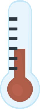 Bir termometrenin vektör simgesi