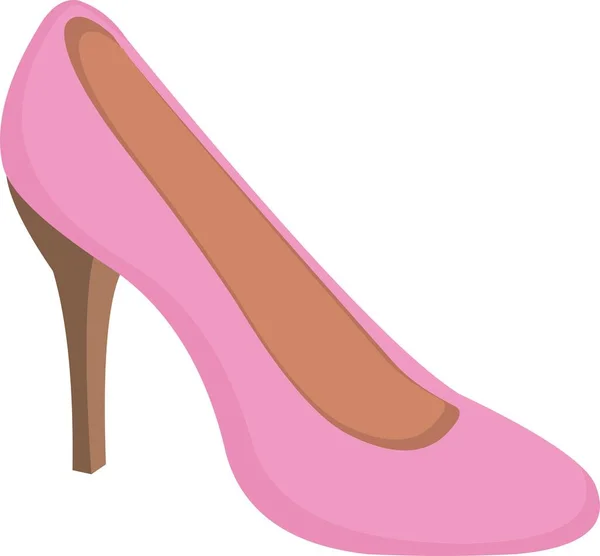 Ilustración Vectorial Zapatos Tacón Alto Para Mujer — Vector de stock