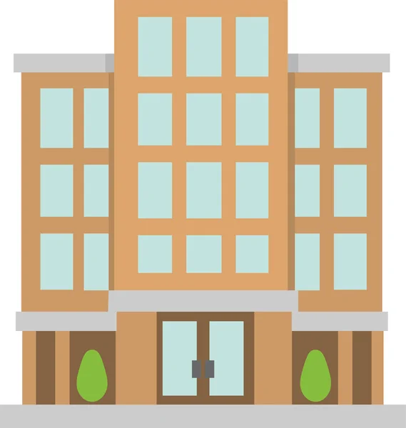 Bir binanın vektör simgesi