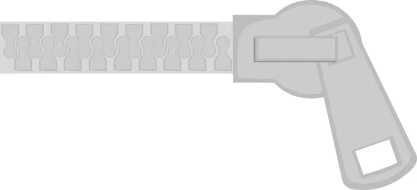 Illustration Vectorielle Émoticône Fermeture Éclair — Image vectorielle