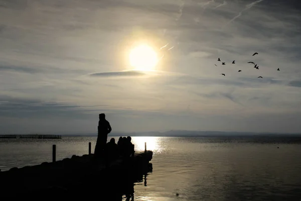 Atardecer on la albufera