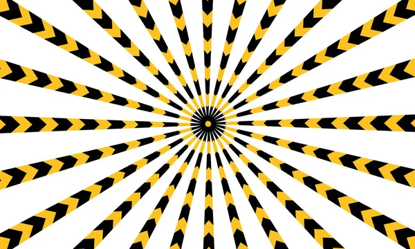 Абстрактный Фон Жёлтыми Черными Полосами — стоковый вектор