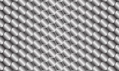 Altıgen desenli metaller