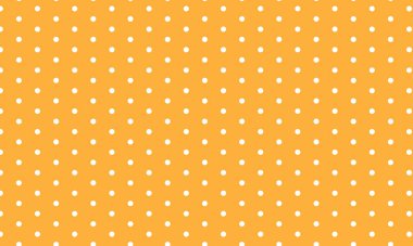 Sarı arkaplanda pürüzsüz polka deseni