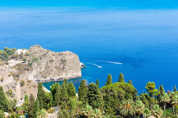 Vistas Mar Desde Taormina Sicilia Italia — Foto de Stock