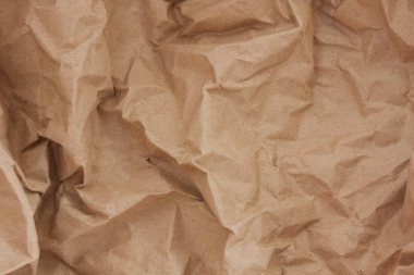 Kahverengi geri dönüşümlü kağıt arkaplan: tasarım için kat dokuyu ezme, dekoratif. kağıt dokusu kavramı