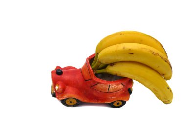 Bir demet muz. Muz. El ele tutuşma. Beyaz arka planda muz.