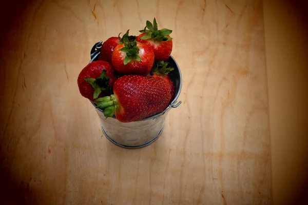 Strawberries Bowl Strawberry — стоковое фото