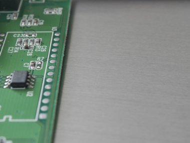 Elektronik devre kartı. Bilgisayar..