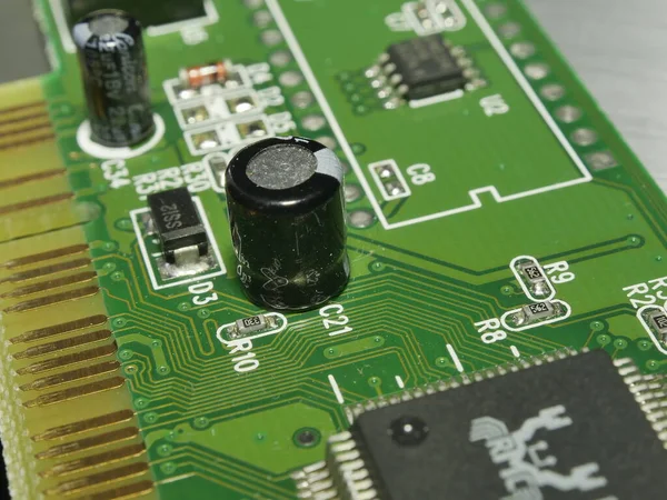 Circuito Elettronico Board Computer — Foto Stock