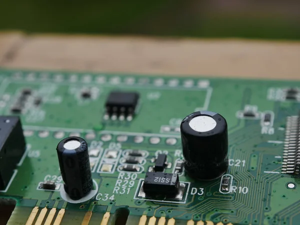 Circuito Elettronico Board Computer — Foto Stock