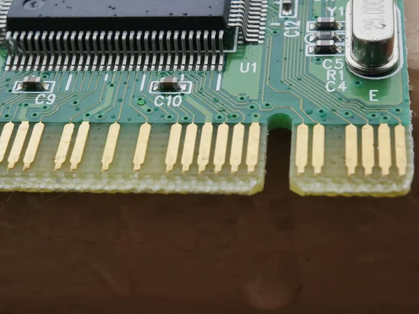 Elektronischer Leiterplattencomputer — Stockfoto