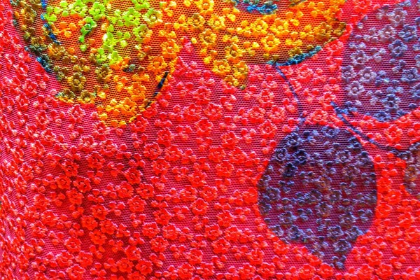 Renkli Kumaş Dokusu — Stok fotoğraf