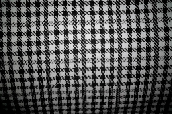 Zwart Wit Fabric Textuur Achtergrond Zwart Wit Stof — Stockfoto