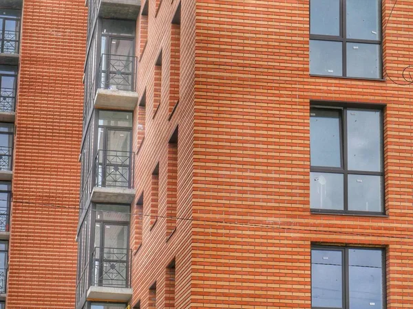 Gebäude Bau Gebäude Der Stadt Modernes Bürogebäude Fassade Eines Gebäudes lizenzfreie Stockbilder