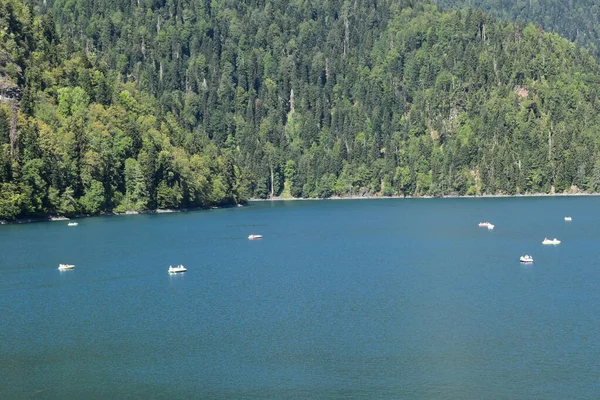 Abkhazia Lake Ritsa Caucasus Mountains — Stock Photo, Image